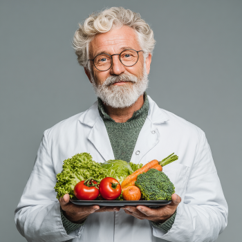 Happy senior woman preparing healthy meal